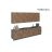 Kitchen Elite Epicure Collection Natural Teak Color Base Size 11Ft Wide Natural Teak