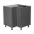 33" Base Easy Reach-Double Door-with Black Matte door Grey