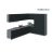 Kitchen Timeless Collection Gray & White Gloss Color Base Size 12Ft Wide Black