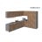 Kitchen Timeless Collection Gray & White Gloss Color Base Size 12Ft Wide Natural Teak