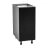 21" Base Cabinet High Single Door with Black Matte door Black