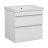 Modern Wall-Mounted Bathroom Vanity with Washbasin | Niagara Gray Matte Collection | Non-Toxic Fire-Resistant MDF-24" White High Gloss
