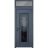 Front Exterior Prehung Steel Door / Ballucio 6644 Natural Oak / Black Top Exterior Window Sidelite / Entry Metal Modern Painted W36" x H80+16" Right hand Inswing Gray Graphite