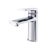 OPUS Bathroom Premium Quality Single Sink Faucet, Matte Black Chrome