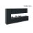 Kitchen Celestial Collection White Matte Color Base Size 15Ft Wide Black