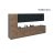 Kitchen Celestial Collection White Matte Color Base Size 15Ft Wide Natural Teak & Black