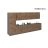 Kitchen Celestial Collection White Matte Color Base Size 15Ft Wide Natural Teak