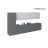 Kitchen Celestial Collection White Matte Color Base Size 15Ft Wide Gray & White Gloss