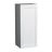 24" x 36" Wall Cabinet-Single Door-with Natural Teak door White