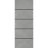 Slab Barn Door Panel | Planum 0015 Ginger Ash and Aluminum Strips | Sturdy Finished Doors | Pocket Closet Sliding Concrete