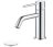 Brushed Brass Sink Faucet, Single Handle Bathroom Faucet for Sink 1 Hole, Lavatory Vanity Tap Chrome