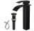 Oil Rubbed Bronze Vessel Sink Faucet, Single Handle Bathroom Faucet for Sink 1 Hole, Lavatory Vanity Tap Oil Rubbed Bronze