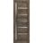Slab Barn Door Panel | Quadro 4088 Ginger Ash with Frosted Glass | Sturdy Finished Doors | Pocket Closet Sliding Cognac Oak
