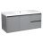Modern Wall-Mounted Bathroom Vanity with Washbasin| Niagara Wall Mount Grey Matte Collection 48 | Non-Toxic Fire-Resistant MDF Gray Matte