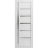 Slab Barn Door Panel | Quadro 4088 Ginger Ash with Frosted Glass | Sturdy Finished Doors | Pocket Closet Sliding Nordic White