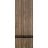 Slab Barn Door Panel | Planum 0012 Natural Veneer and Aluminum Strips | Sturdy Finished Flush Modern Doors | Pocket Closet Sliding Walnut