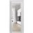 Solid French Door | Lucia 2166 Matte Black with Clear Glass | Single Regular Panel Frame Trims Handle | Bathroom Bedroom Sturdy Doors  White