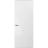 Modern Solid Hidden Door with Handle | Planum 0010 Primed with Black Hidden Frame 28" x 96" Right-hand Outswing Black Frame | Hinges Lock Handle | Modern Wardrobe Wood Solid Doors Primed