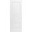 Slab Door Panel 18 x 80 inches / Mela 7001 Matte White / Modern Finished Doors / Pocket Closet Sliding Barn Painted White