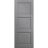 Slab Door Panel 18 x 80 inches | Ego 5010 Cognac Oak Veneer | Wood Veneer Doors | Pocket Closet Sliding Barn EGO Painted Grey Oak