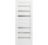 Slab Barn Door Panel | Quadro 4266 White Silk with Frosted Glass | Sturdy Finished Doors | Pocket Closet Sliding White