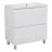 Modern Free Standing Bathroom Vanity with Washbasin | Comfort Rosewood Collection | Non-Toxic Fire-Resistant MDF White High Gloss