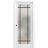 Sliding Pocket Door with Frosted Tempered Glass | Planum 2112 Matte Black with Frosted Glass and Aluminum Strips | Kit Trims Rail Hardware | Solid Wood Interior Bedroom Bathroom Closet Sturdy Doors White