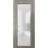 Solid French Door Frosted Glass | Planum 2102 Honey Ash | Single Regular Panel Frame Trims Handle | Bathroom Bedroom Sturdy Doors -18" x 84" Ginger Ash