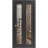 Sliding Closet Bi-fold Doors | Lucia 2166 White Silk with Clear Glass | Sturdy Tracks Moldings Trims Hardware Set | Wood Solid Bedroom Wardrobe Doors  Black Matte