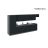 Kitchen Imperial Collection Black & White Gloss Color Base Size 15Ft Wide Black