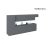 Kitchen Imperial Collection Black & White Gloss Color Base Size 15Ft Wide Gray