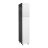 18" x 96" Utility Cabinet-Double Door-with Black Matte door White