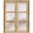 Solid French Double Doors | Lucia 2552 Matte Black with Frosted Glass | Wood Solid Panel Frame Trims | Closet Bedroom Sturdy Doors  Oak