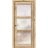 Sliding French Pocket Door with Frosted Glass | Lucia 2552 Black Matte | Kit Trims Rail Hardware | Solid Wood Interior Bedroom Sturdy Doors-24" x 80" Oak