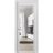 Solid French Door | Lucia 2666 White Silk with Clear Glass and Aluminum Strips | Single Regular Panel Frame Trims Handle | Bathroom Bedroom Sturdy Doors White