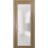 Solid French Door Frosted Glass | Planum 2102 Honey Ash | Single Regular Panel Frame Trims Handle | Bathroom Bedroom Sturdy Doors -18" x 84" Honey Ash