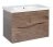 Modern Wall-Mounted Bathroom Vanity with Washbasin | Wave Rosewood Collection | Non-Toxic Fire-Resistant MDF-32" Rosewood