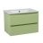Modern Wall-Mount Bathroom Vanity with Washbasin | Edison Pistachio  Collection | Non-Toxic Fire-Resistant MDF-30" Pistachio