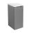 Side Vanity Cabinet Delux Collection Blue Matt Color 12" - Left Gray Matte