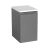 Side Vanity Cabinet COMFORT Collection Gray Matt Color 12" Gray Matte