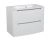 Modern Wall-Mount Bathroom Vanity with Washbasin | Delux White Hight Gloss Collection | Non-Toxic Fire-Resistant MDF-32" White