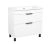 Modern Free Standing Bathroom Vanity with White Washbasin | Trevi Light Green Collection | Non-Toxic Fire-Resistant MDF-34" White