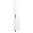 Side Vanity Cabinet Trevi Collection  Anthracite Color 12" White