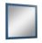 Mirror For Bath Vanity Trevi Collection Anracite 40" Blue Matte
