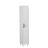Side Vanity Cabinet WOODMIX Collection Grey Matte Color 12" White