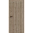 Interior Solid French Door 18 x 80 inches | BASIC 3001 Walnut Franko | Single Regular Panel Frame Handle | Bathroom Bedroom Modern Doors Caramel Oak
