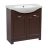Modern Free Standing Bathroom Vanity with Washbasin | Classic Brown Matte Collection | Non-Toxic Fire-Resistant MDF-40" Brown Matte