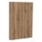 DWEP2434-RL-1-½'-BLK Dishwasher End Panel Natural Teak