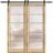 Sturdy Double Barn Door | Quadro 4002 Ginger Ash with Frosted Glass | 13FT Rail Hangers Heavy Set | Solid Panel Interior Doors Oak