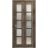 Sliding Closet Bi-fold Doors | Quadro 4002 Chocolate Ash with Frosted Glass | Sturdy Tracks Moldings Trims Hardware Set | Wood Solid Bedroom Wardrobe Doors  Cognac Oak